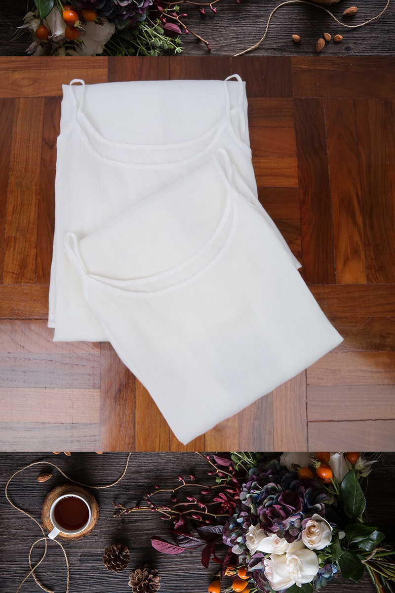 裳冉春夏季新款精致细腻纯棉纯白色百搭内衬打底衫吊带背心女 白色