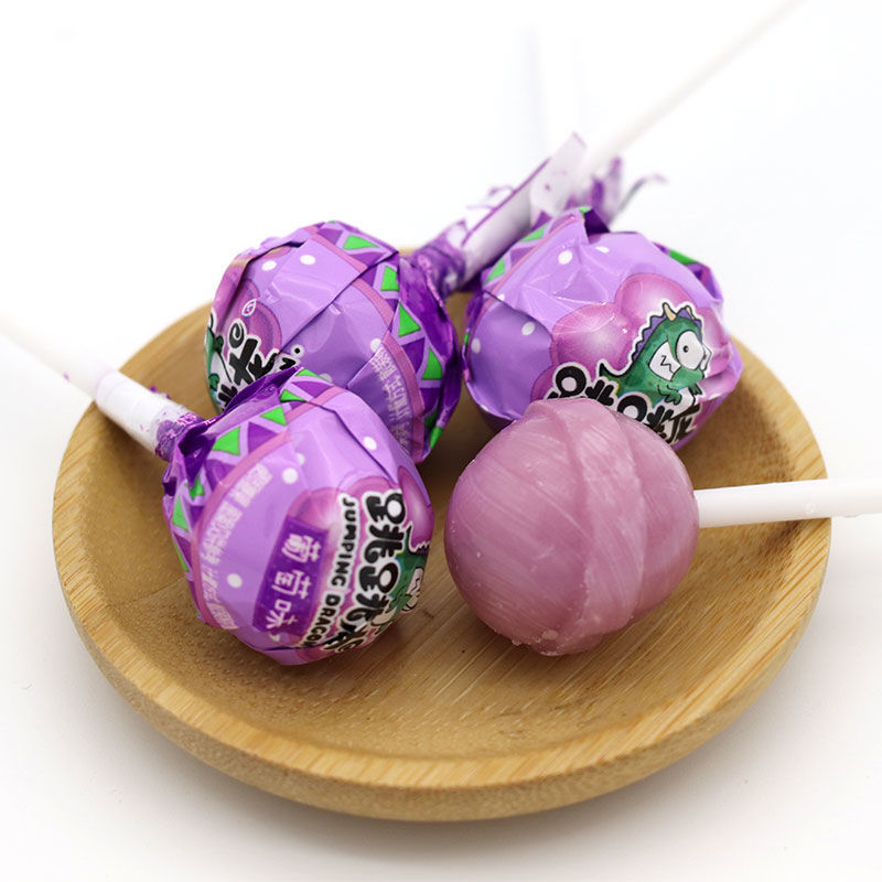 棒棒糖水果多口味草莓散装500g约40支儿童休闲批零食发糖果棒棒糖草莓