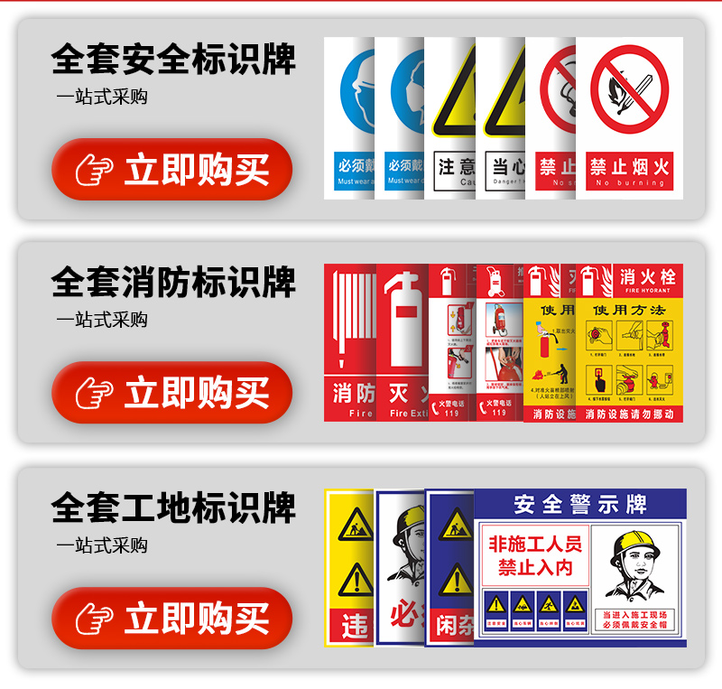 动火作业全套安全标识牌建筑工地安全用电警示牌岗位点管理制度动火区