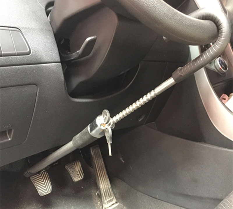 汽车方向盘车锁小车车把刹车防身防盗锁车用挖掘机锁具离合器门锁