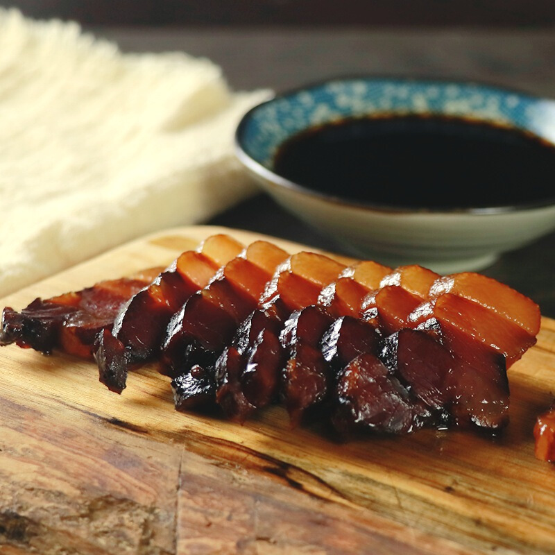 年货上海五花肉酱油肉温州特产农家自制腊肉五花肉咸肉450g 上海带皮