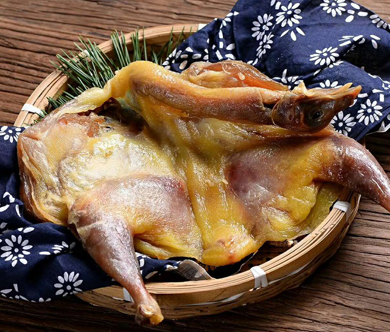 风干腊鸡十里铺湖北特产腊鸡咸鸡整只腊味腊干货传统腌制550g 风干