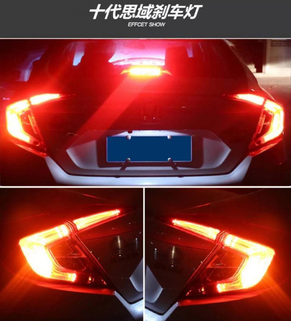 1620款十代思域led獠牙灯叶子板侧转向灯泡新思域倒车灯改装专用獠牙