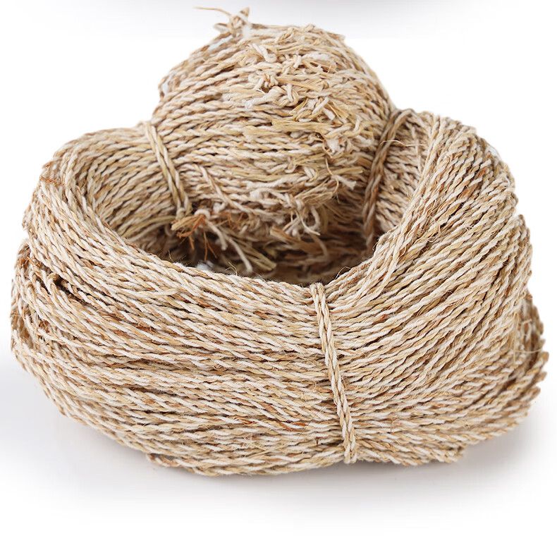 腊肠绳子黄麻绳腊味腊鸭熏肉腊鸡腊肉专用挂绳香肠线打结天然青麻 1捆