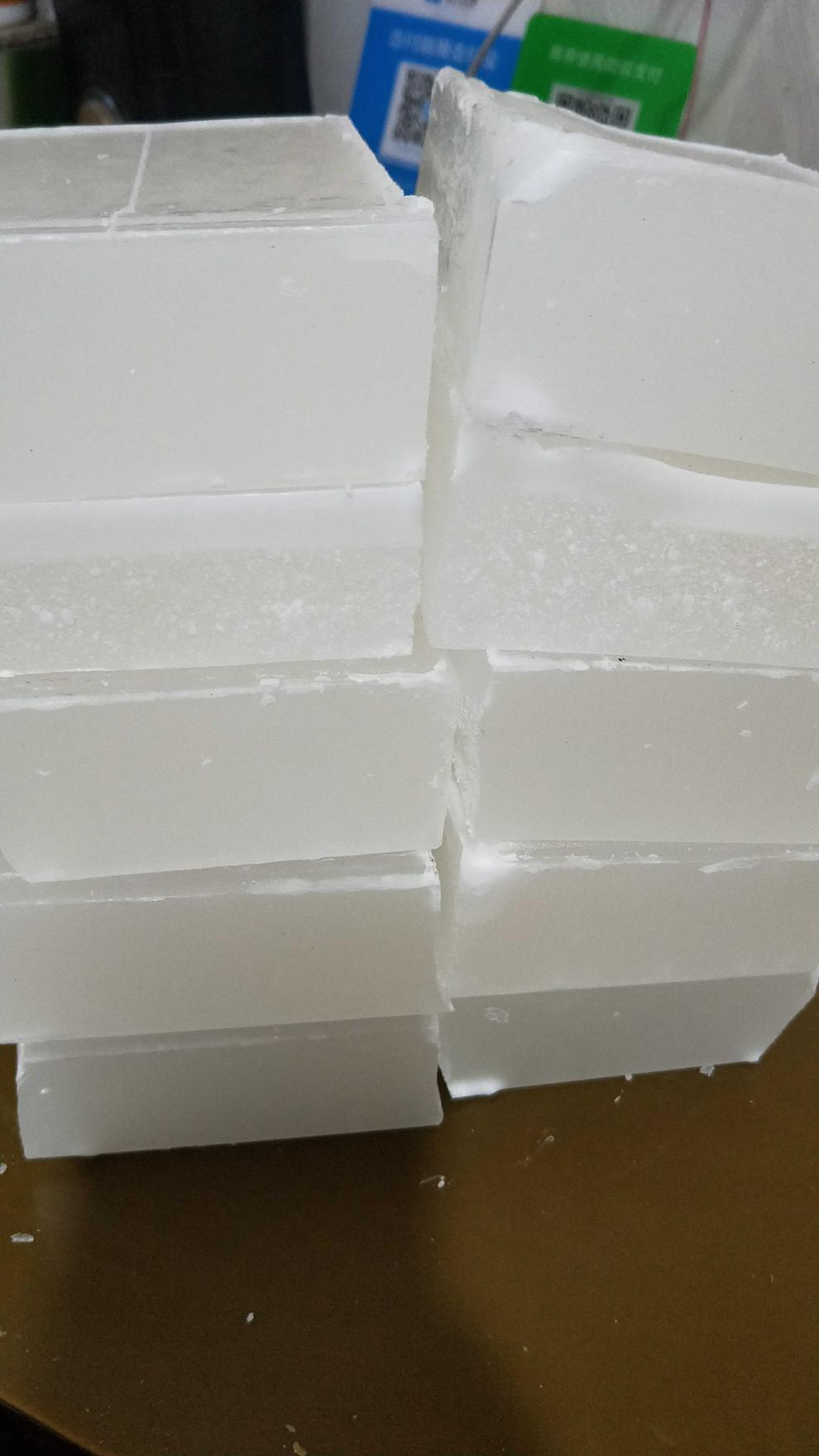 梨犇花石蜡块工业用白腊固体58号全精炼石蜡润滑密封电子绝缘木材防潮