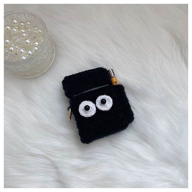 抖音 同款 毛线 烟盒创意烟盒套可爱手织成品针织礼物送 男朋友 熊米