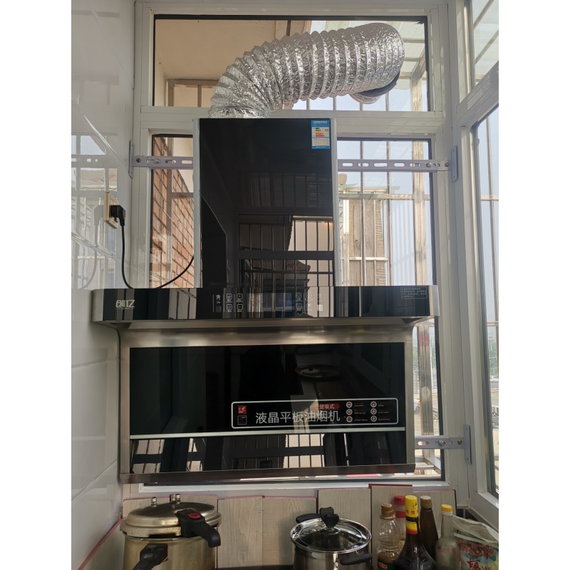 抽油烟机架子支架油烟机窗户支架阳台安装固定油烟机挂架通用侧吸油