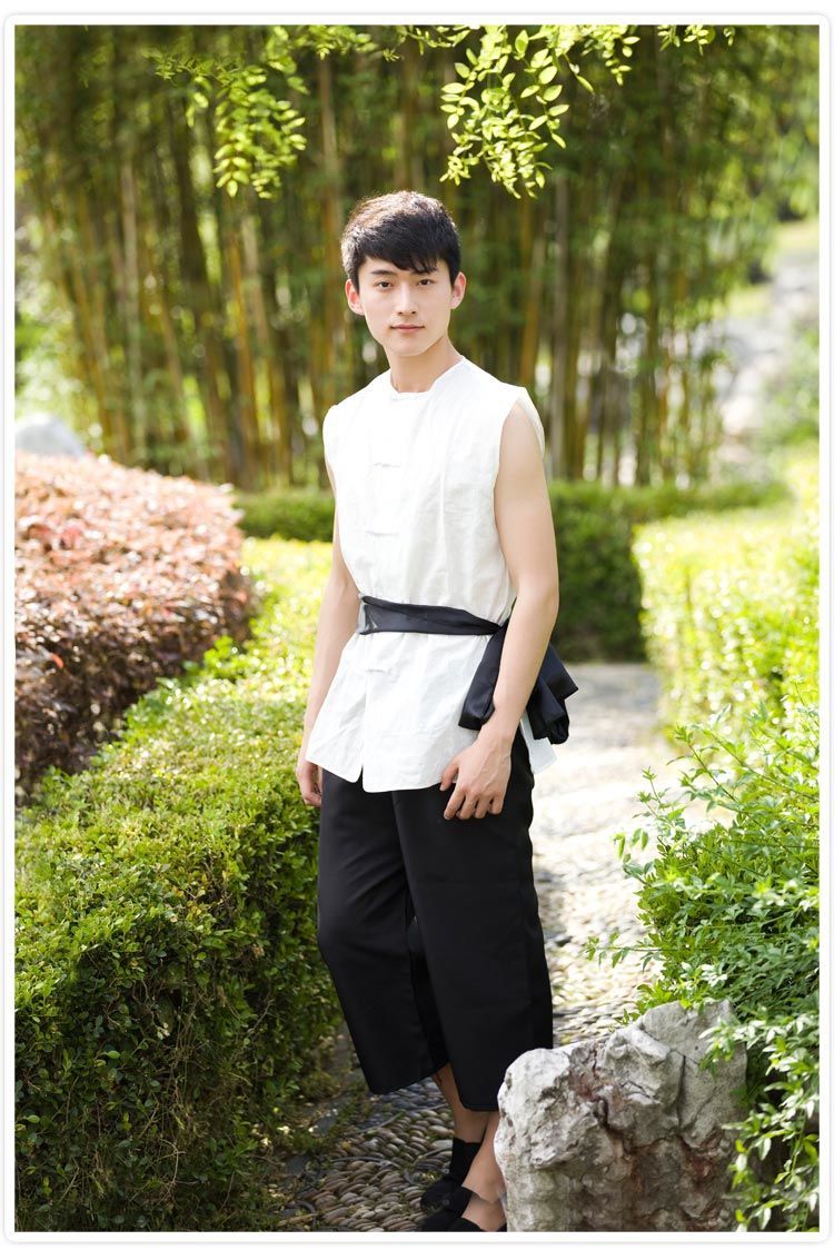 金飒新品陕北阿宝民歌舞蹈演出服装男农民腰鼓秧歌服店小二渔夫表演