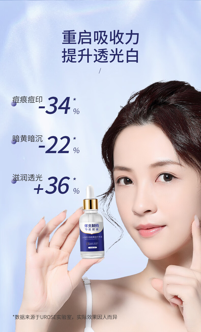 華北製藥美白精華液zaozer美白精華祛痘縮小毛孔 15ml品牌:atmoy本店