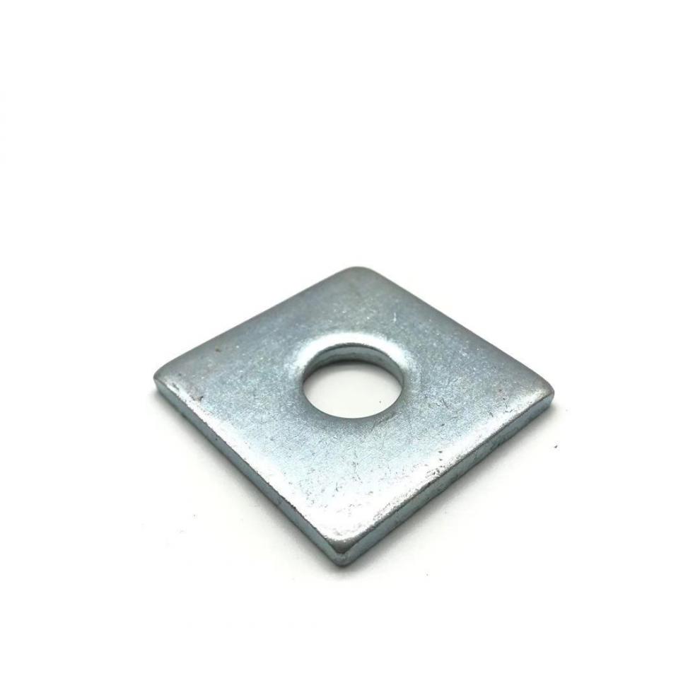 加厚加大镀锌方垫片带孔铁板四方垫片镀锌铁垫片冷镀锌垫圈m8m12 8*40