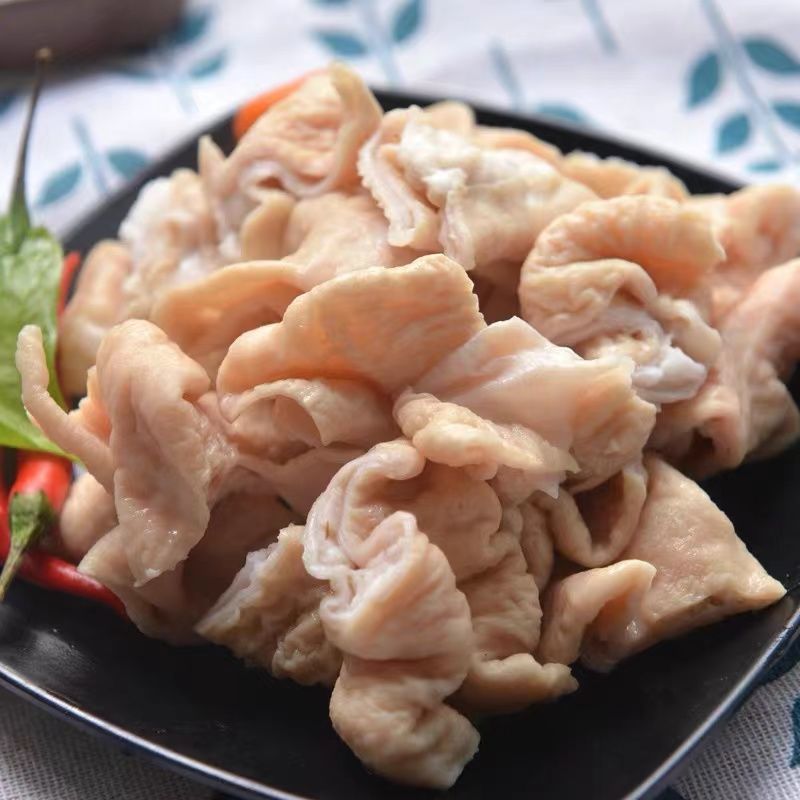 大肠新鲜猪大肠半熟免洗猪大肠生大肠冷冻大肠批发黑土猪半熟大肠5斤