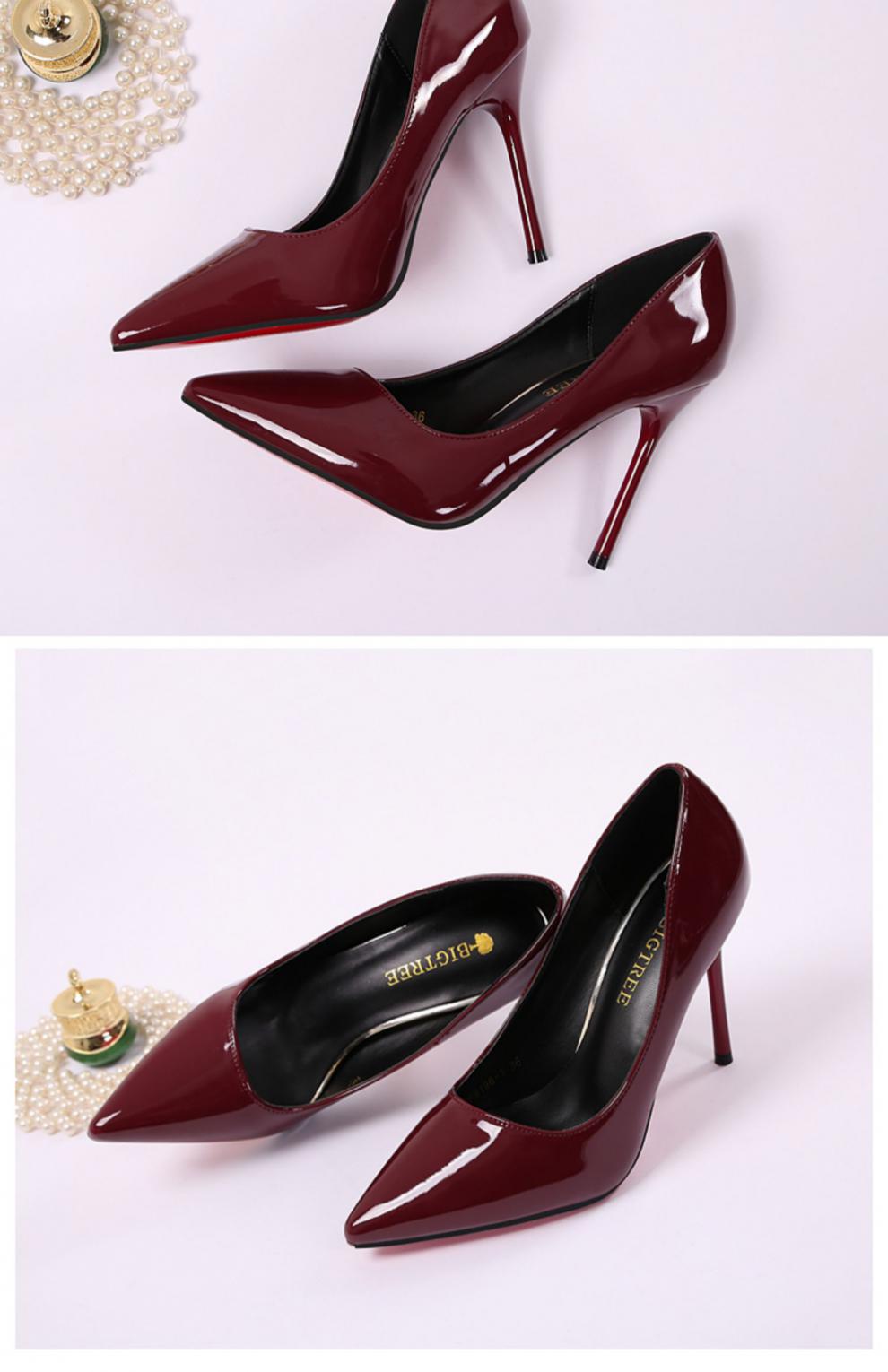 床上炮鞋性感高跟鞋情趣一次性御姐风尖头细跟大码鞋 银色 34【图片