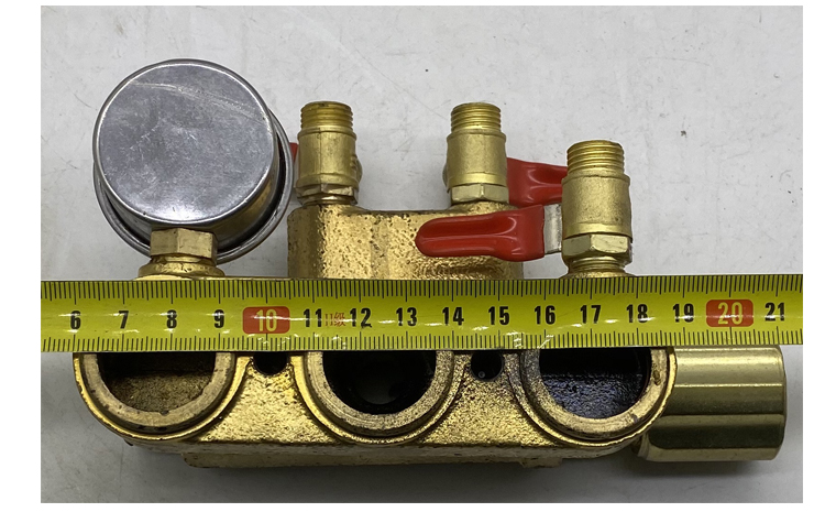 三缸柱塞泵头配件农用26/60打药机出水总成气室调压阀压力表零件 自动