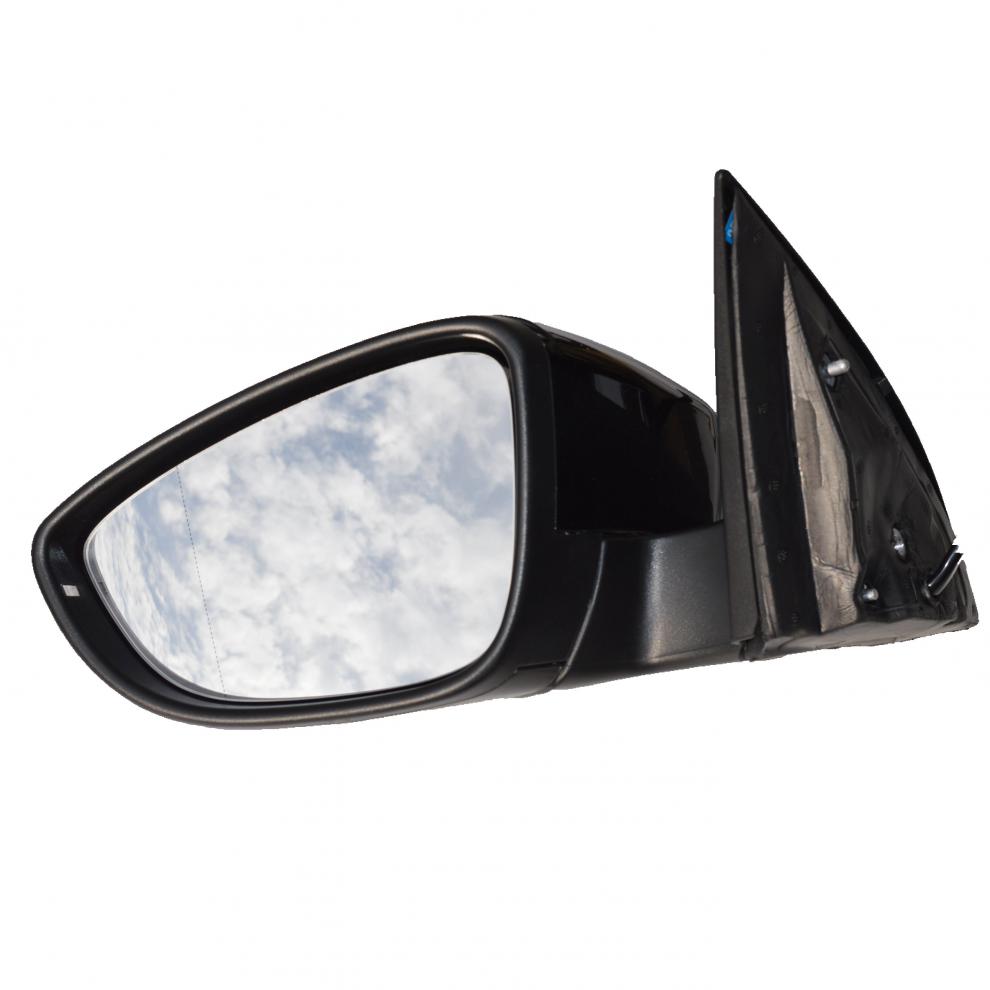 适配大众cc后视镜总成折叠电动下翻左右反光镜倒车镜黑漆09-20款 09