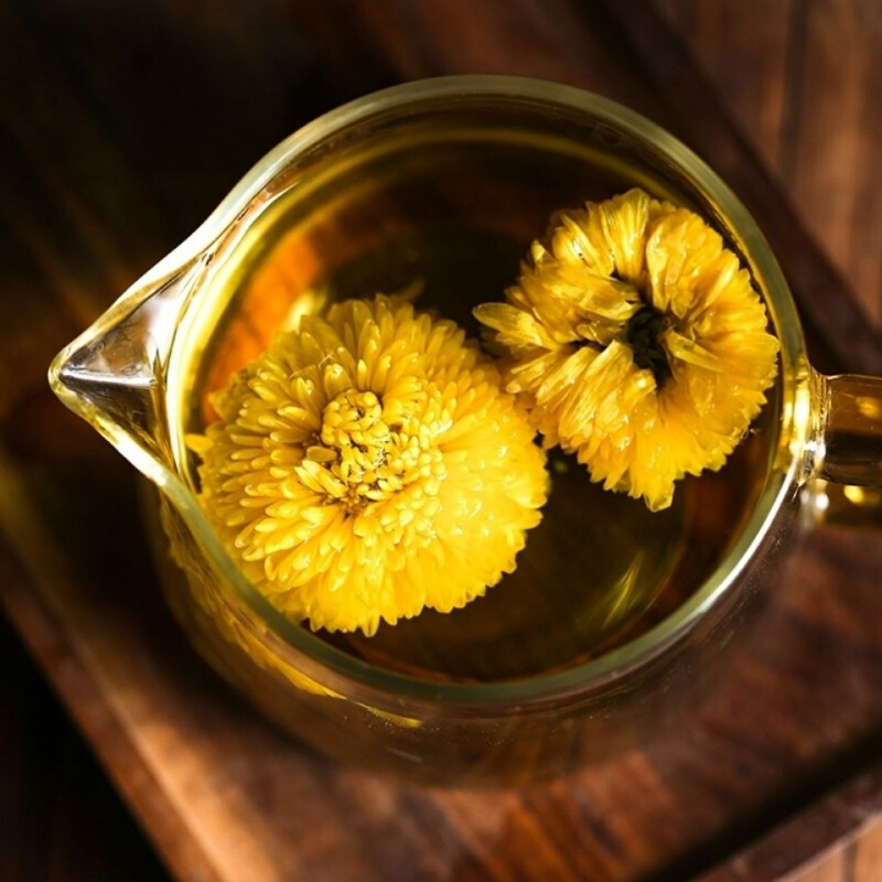 怀灵菊 怀棂菊菊花茶四季秋季安徽省黄山灵怀菊茶灵 【2罐】 怀棂菊