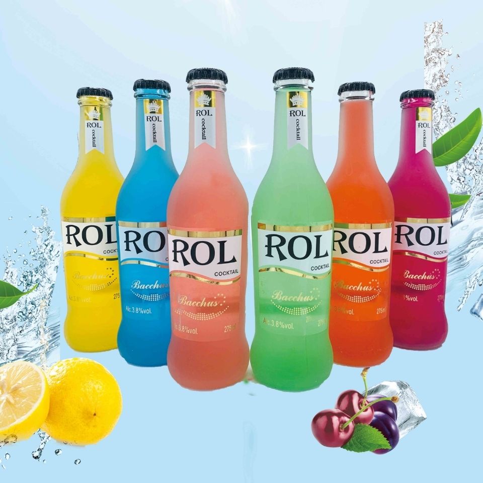 【抖音网红款酒】rol鸡尾酒锐奥兹洋酒果酒 dy低度微醺275ml *5瓶装