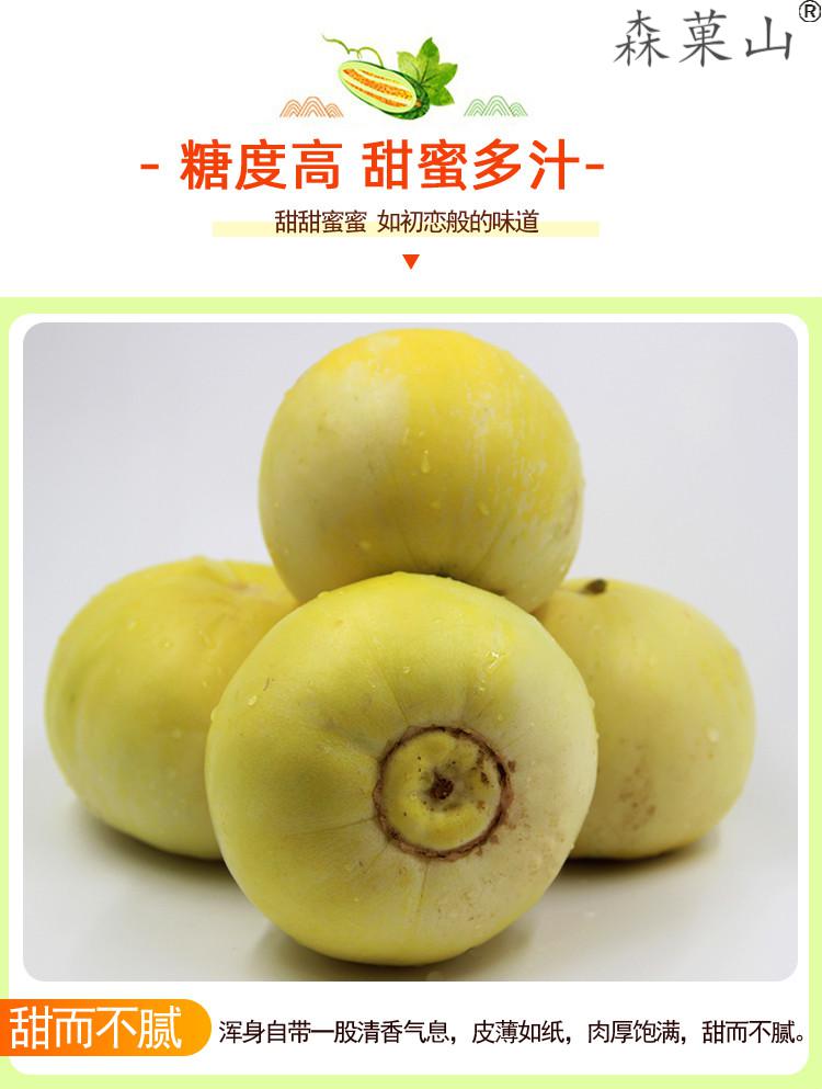 顺丰山东蜜罐甜瓜小蜜蜂甜宝香瓜白糖罐蜜瓜密脆甜净重3斤