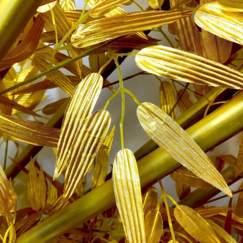仿真竹子仿真金竹子婚庆竹子中式婚礼金色竹子室内装饰舞台酒店绿植物