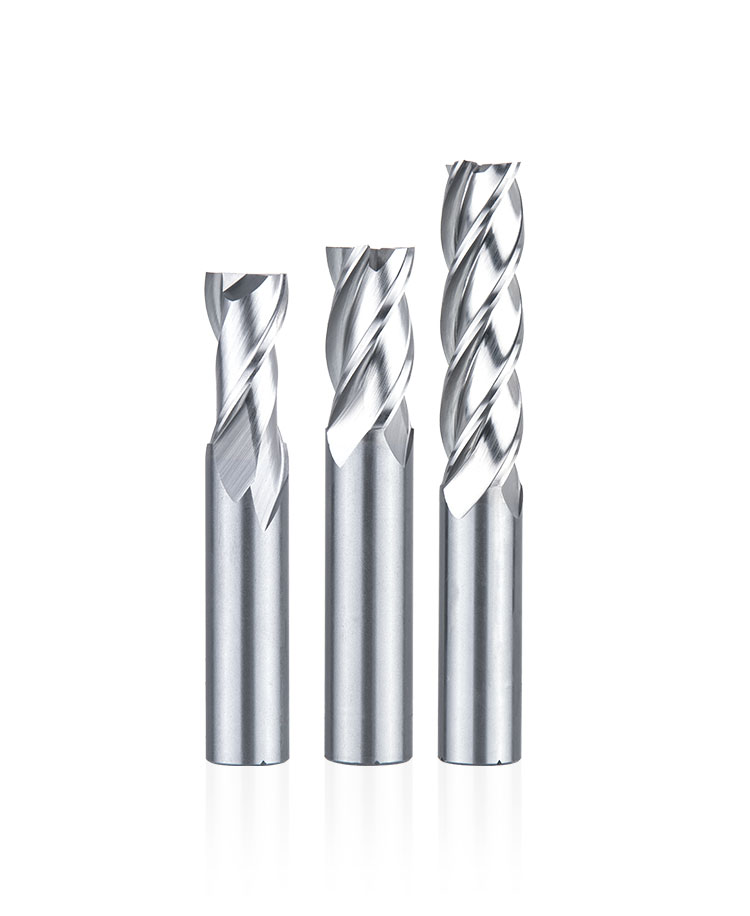 白钢铣刀4刃加硬全磨过中心含铝高速钢铣刀不锈钢20mm铣床立铣刀 4刃