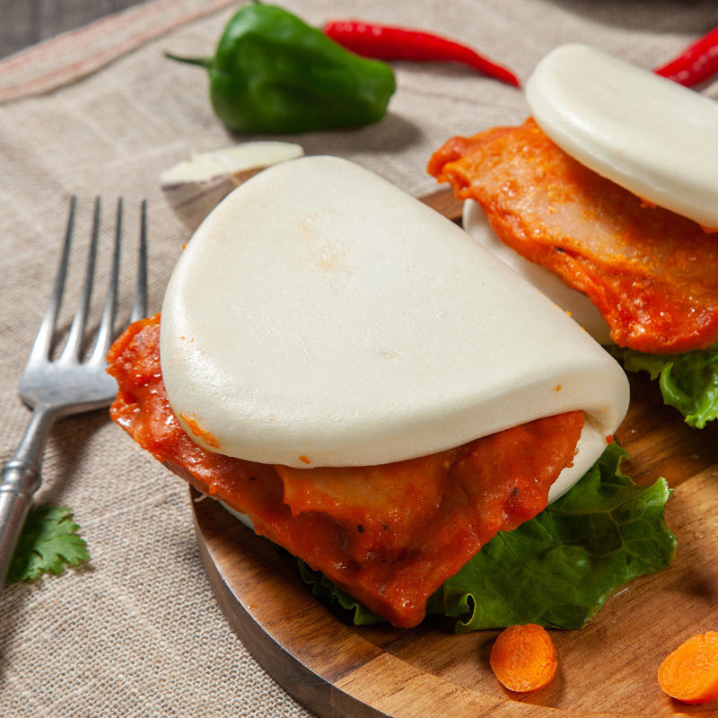 包子奥尔良鸡腿割包480g家庭装包子早餐鸡肉包奥尔良鸡腿割包1440g3袋