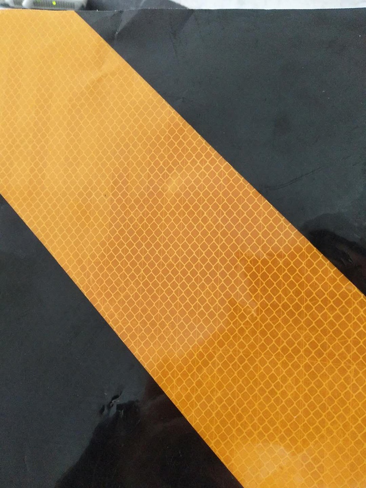 高速公路波形护栏端头反光膜 弯头反光膜 桥梁护栏板端头防撞警示