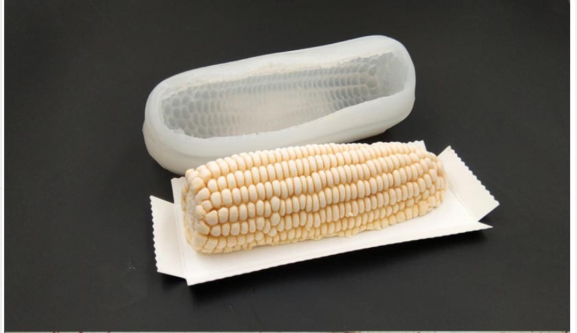 梵季diy小玉米果冻硅胶模具慕斯蛋糕家用模型形状3d玉米模具烘焙模具