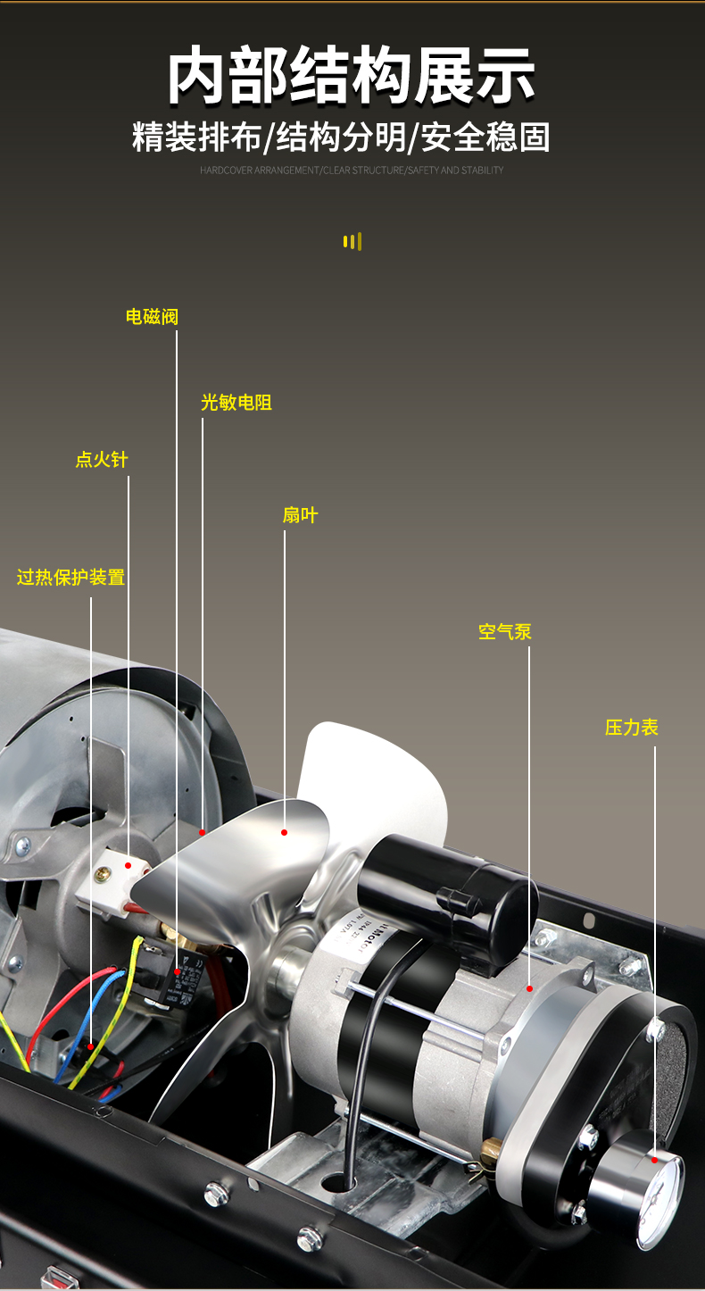 工业燃油暖风机养殖育雏恒温大棚升温大面积柴油热风取暖器暖风炉mi