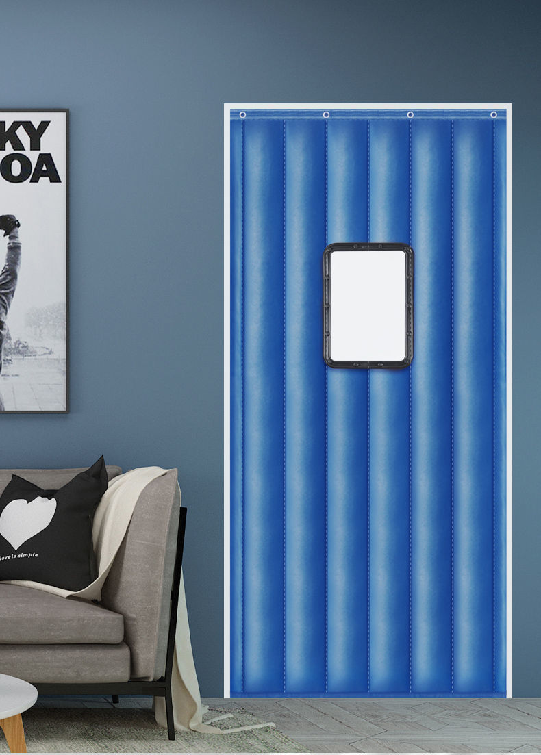 隔音房定制录音棚酒吧ktv隔音门帘空调帘冷库棉门帘保温加厚车间隔断