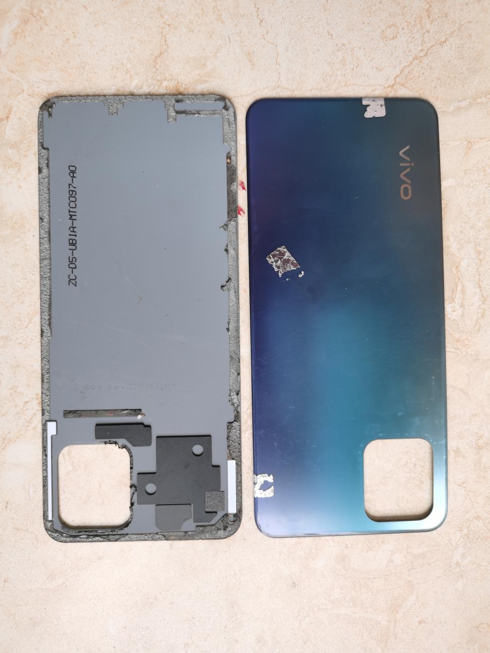 宛丝希适用vivo y52s y31s原拆后盖手机中框原装拆机后壳屏幕边框电池