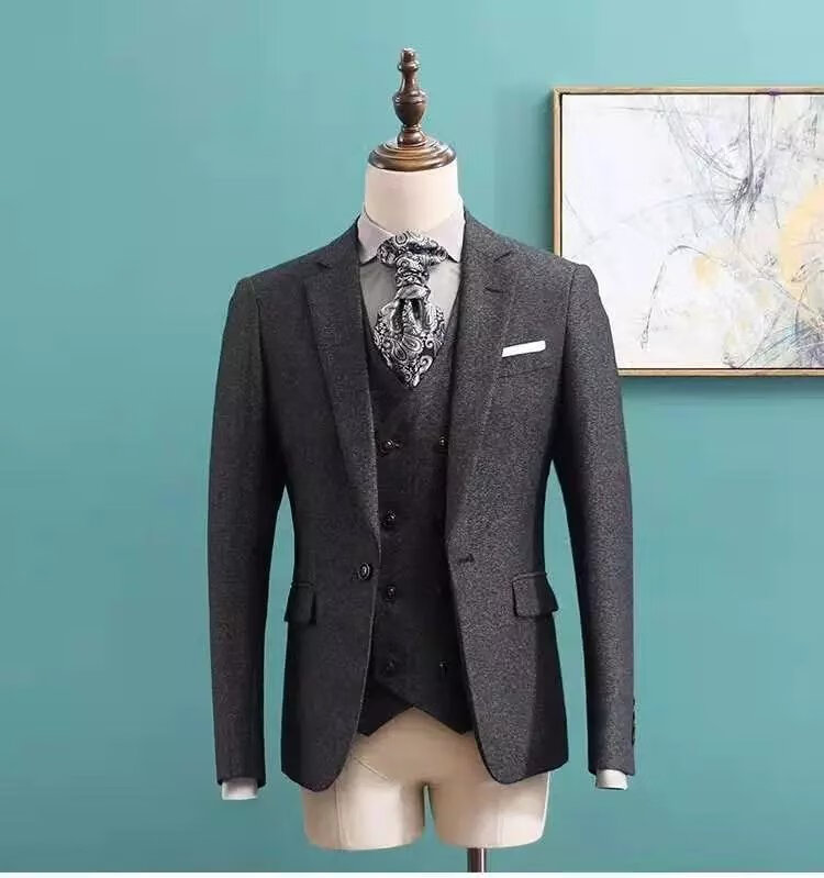 谢尔比西服套装剃刀党西装浴血黑帮一套男商务正装修身职业英伦风小