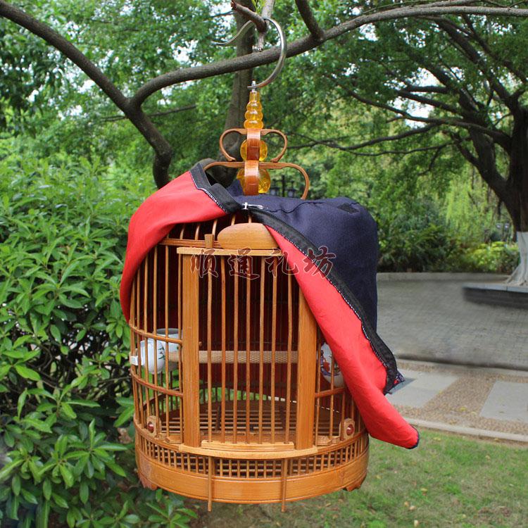 顺通礼坊礼品四川鸟笼画眉八哥老竹楠竹全套公分33寸33cm新四川笼空笼