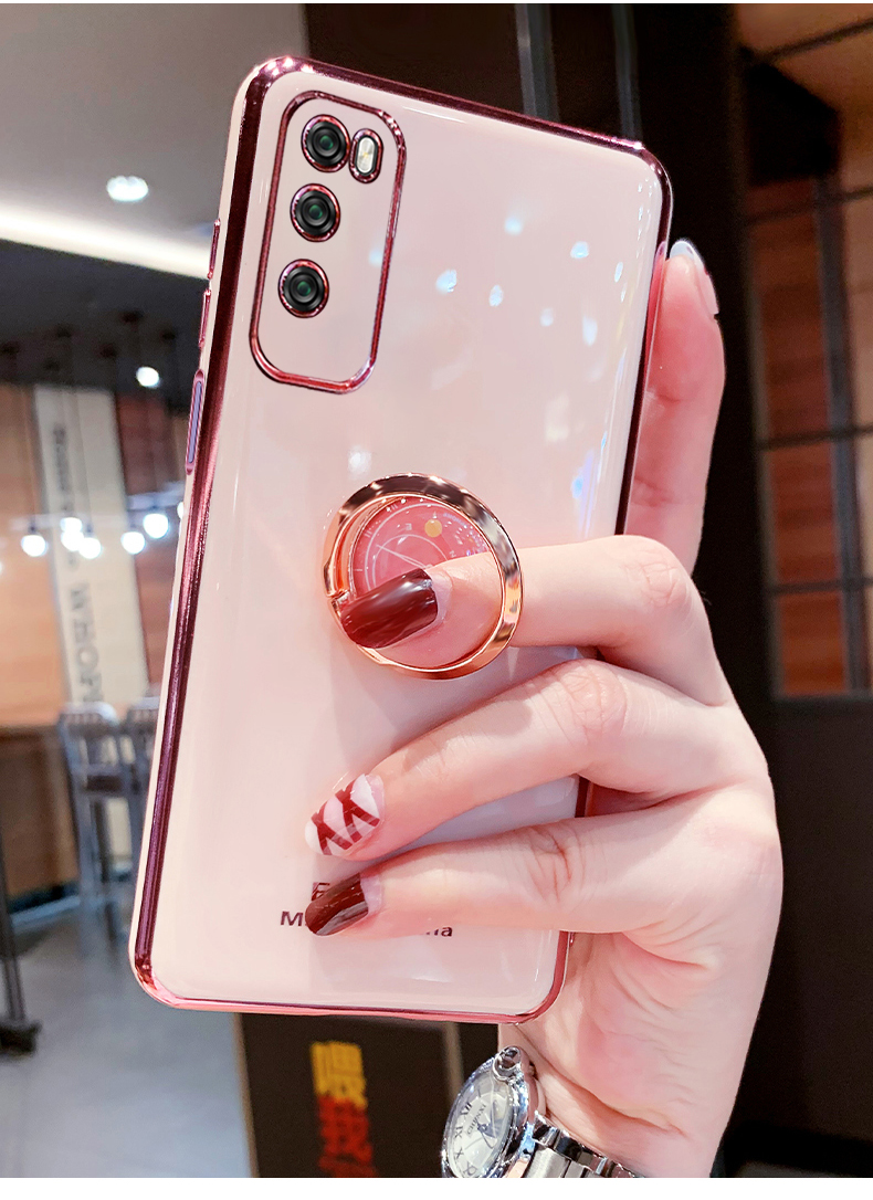 炫夙华为畅享20pro手机壳创意时钟指环支架畅享z全包摄像头保护电镀防