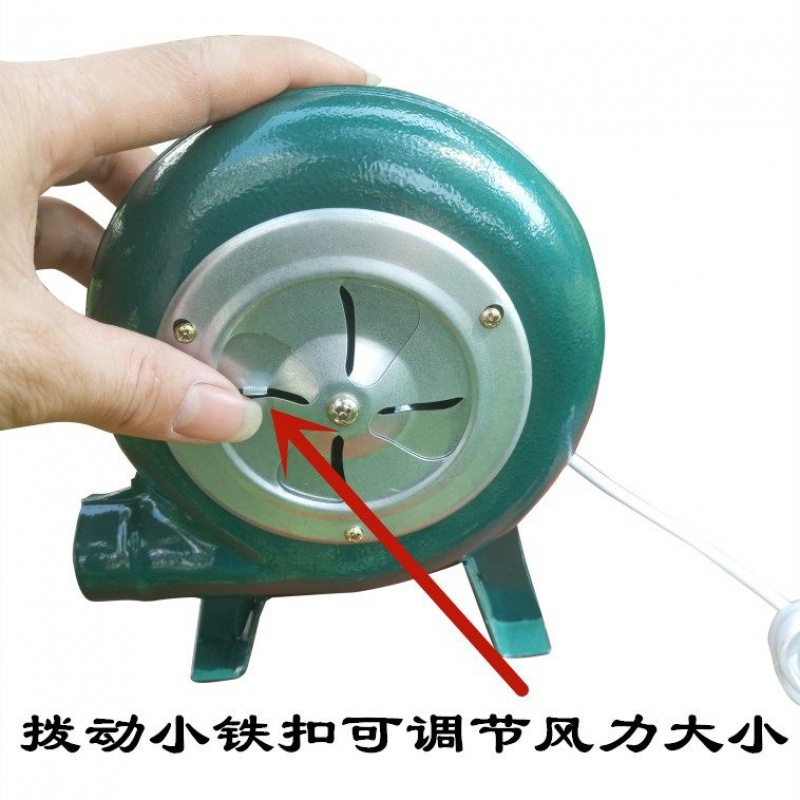 鼓风机大功率小型家用烧烤 12v交直流两用电动鼓风机12v电瓶220v家用
