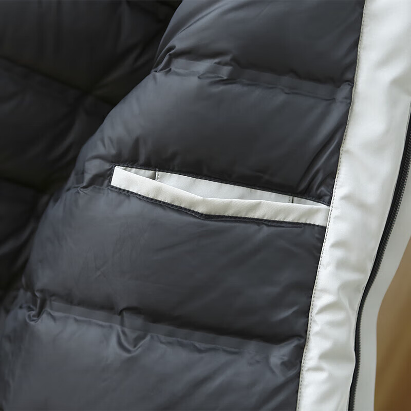 【极地御寒】超值大鹅绒大捡漏原单剪标冬装男士连帽白鹅绒羽绒服外套