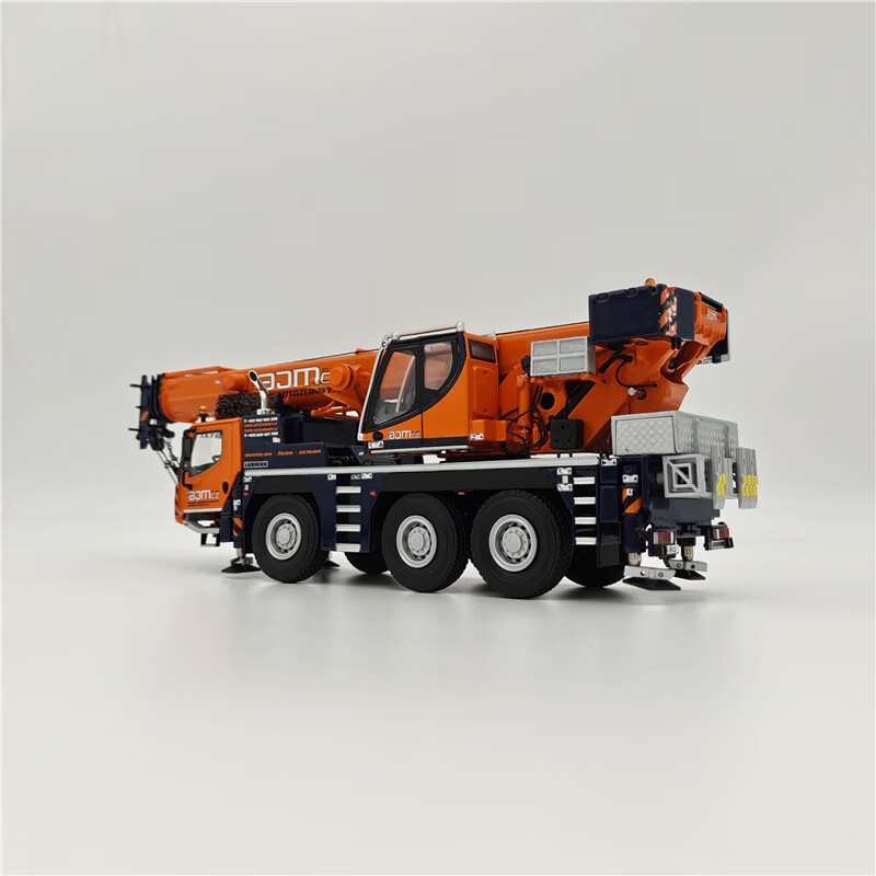wsi 1:50利勃海尔liebherr ltm1050吊车起重机仿真合金工程车模型 51
