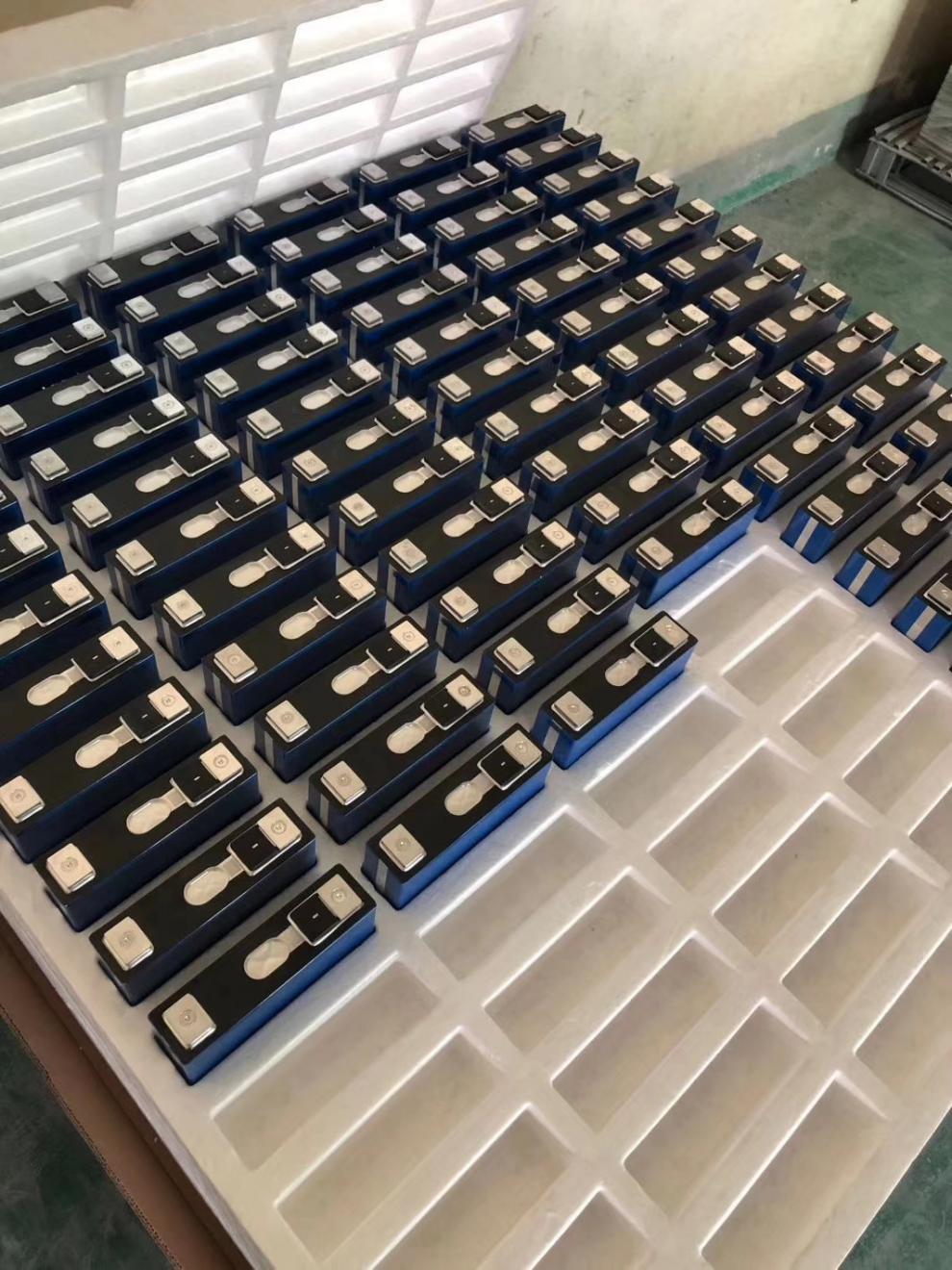 奈野蓝乔锂电池大单体铁锂容量组装三元铝壳电池芯37v60a拆机未循环包