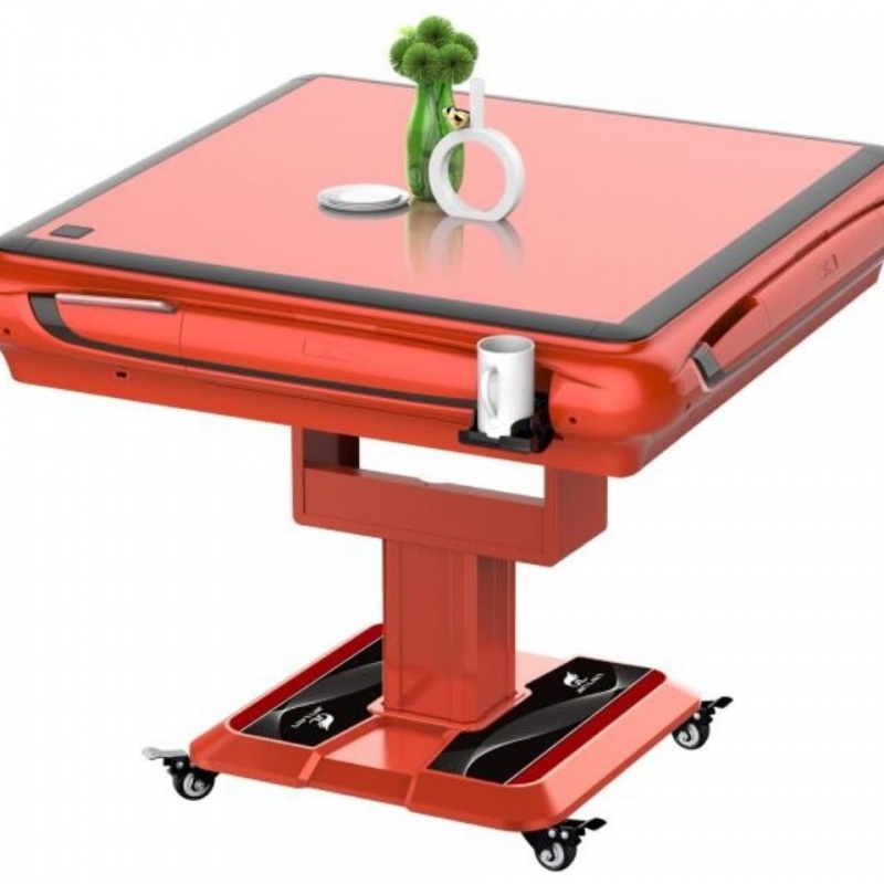 静音新款静音无声麻将机多功能折叠可移动全自动过山车麻将桌餐桌两用