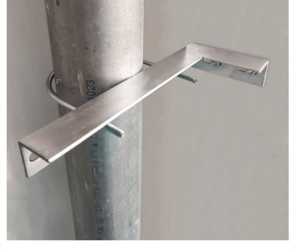 天然气管道固定支架带u型螺栓全套水泵支架钢管托架管卡卡扣支撑架