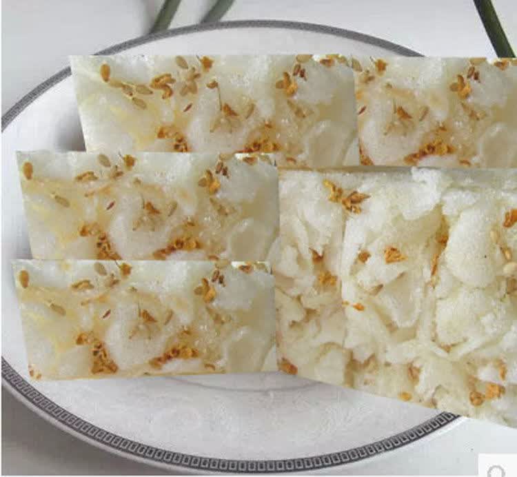 好吃 浙江温州美食特产 纯手工传统芝麻桂花芙蓉糖零食小吃点心 芝麻