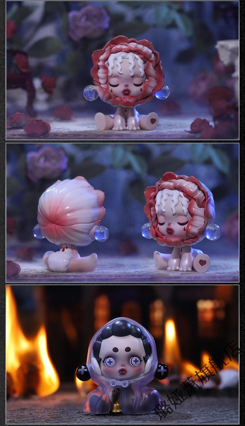 2022新款密林古堡确认款血色玫瑰僵尸宝宝潮玩盲盒公仔一整套 确认款