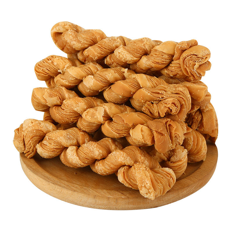 传统手工千层酥麻花老式糕点点心香酥麻花零食独立包装 千层芝麻麻花