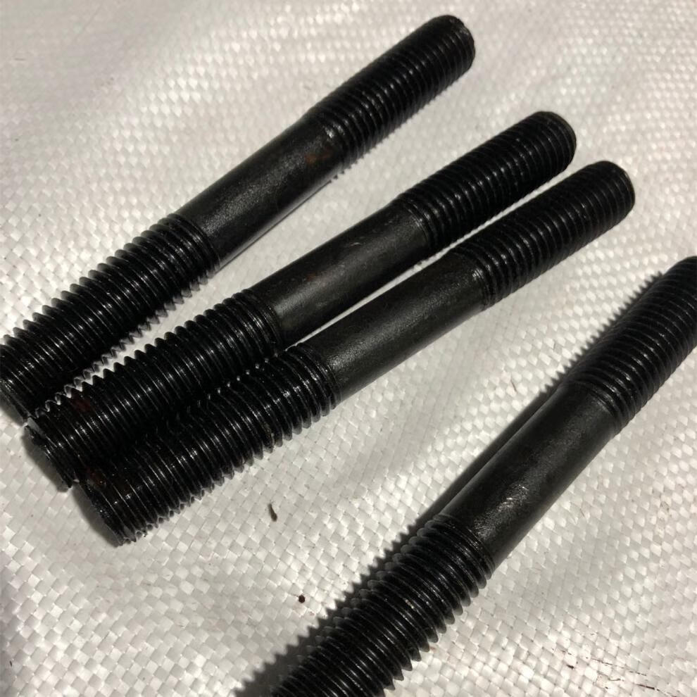 双头螺丝/螺杆/螺栓m10m12m14m16m18m20双头丝杆螺纹牙杆定制 m10*70