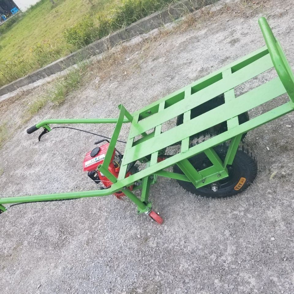 鸡公车 机动独轮车 农用机动手推车山地工地转 独轮车不带汽油机