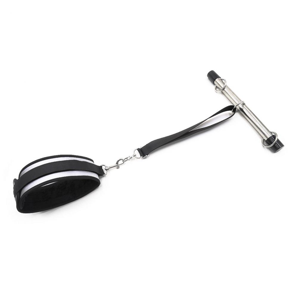 私密发货束缚捆绑套装不锈钢金属一字架钢管手铐脚铐项圈sm夫妻房事性