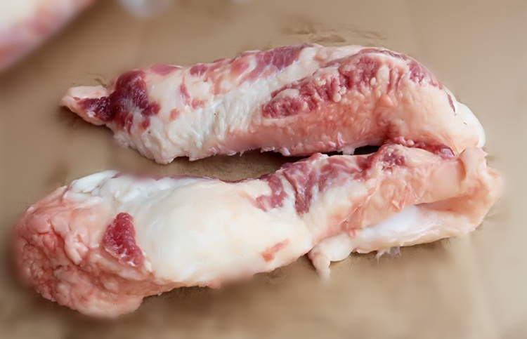 国产爽脆胸口油牛胸口朥 新鲜牛肉 500克潮汕烧烤火锅食材【图片 价格