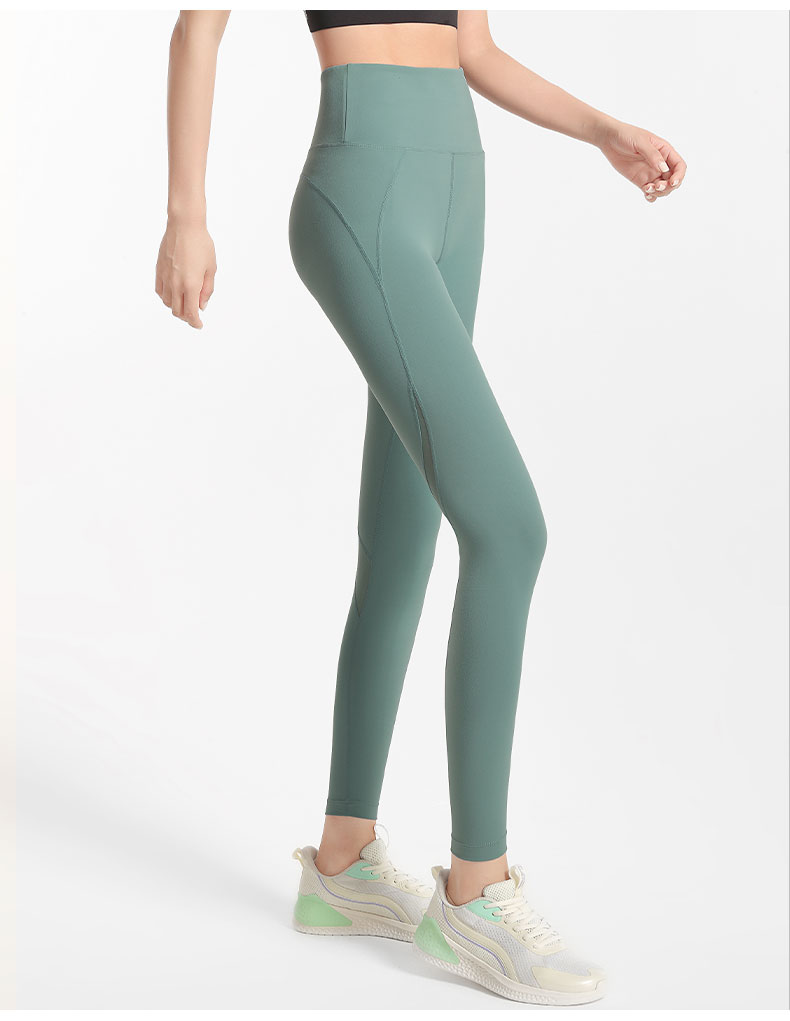 骆驼瑜伽裤女高腰提臀紧身裤弹力跑步运动裤健身裤长裤外穿秋冬季y1w