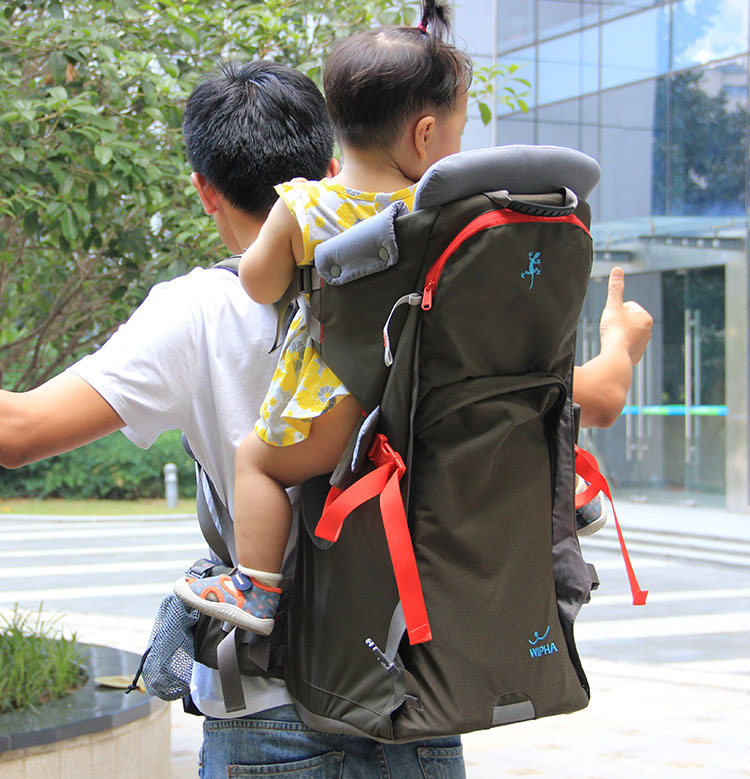 2021新款 多功能折叠儿童背架后背式背娃神器婴儿背儿童背篓背带娃
