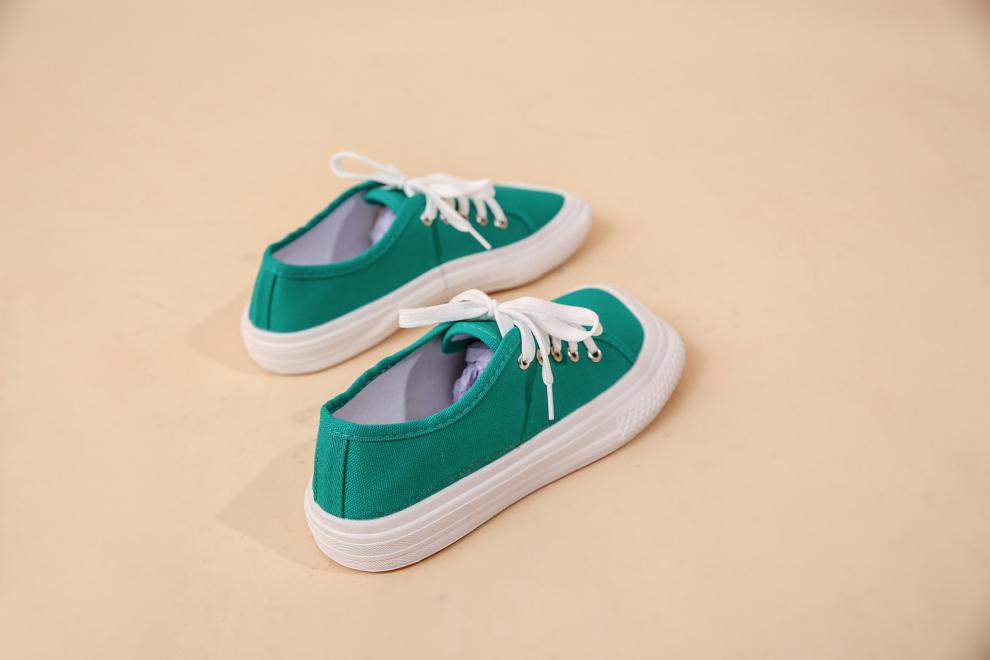 方头帆布鞋女年新款春夏季薄款大头丑萌憨憨平跟透气休闲鞋防滑耐磨