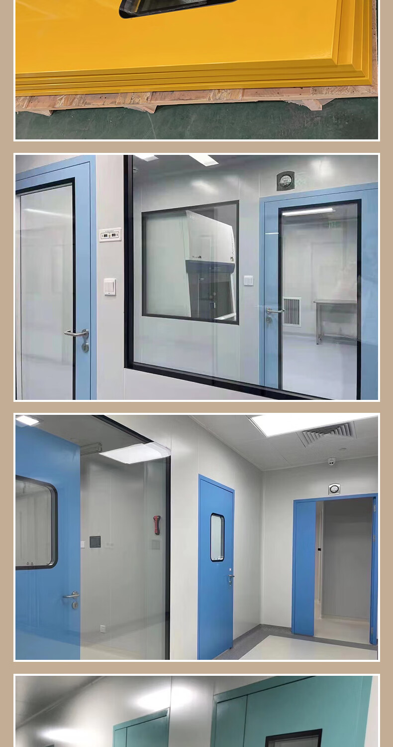 钢制净化门洁净门无尘车间门制药厂医院单双开钢质门密闭门定制 900*