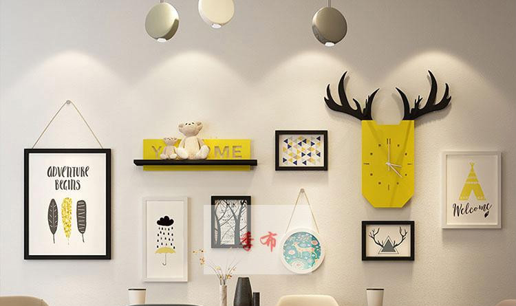 客厅装饰画挂画现代简约电视背景墙贴画卧室床头布置房间墙面装饰品